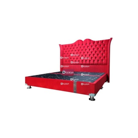 CAMA BOX AMERICANO KING + CABECERA PEDESTAL VESSO | Vitai.pe