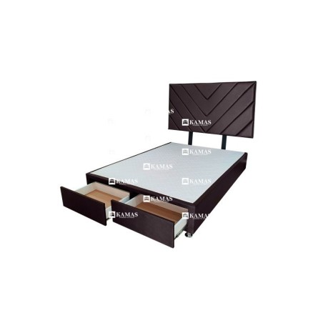 CAMA BOX 2 PLZ AMERICANO CAJONES AL PIE + CABECERA AEREA CO | Vitai.pe