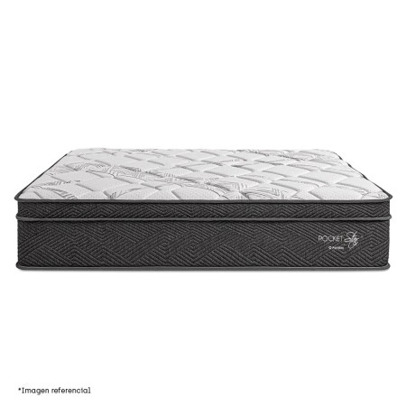 COLCHON PARAISO POCKET STAR 1.5 PLZ + 1 ALMOHADA VISCOELÁSTICA + PROTECTOR